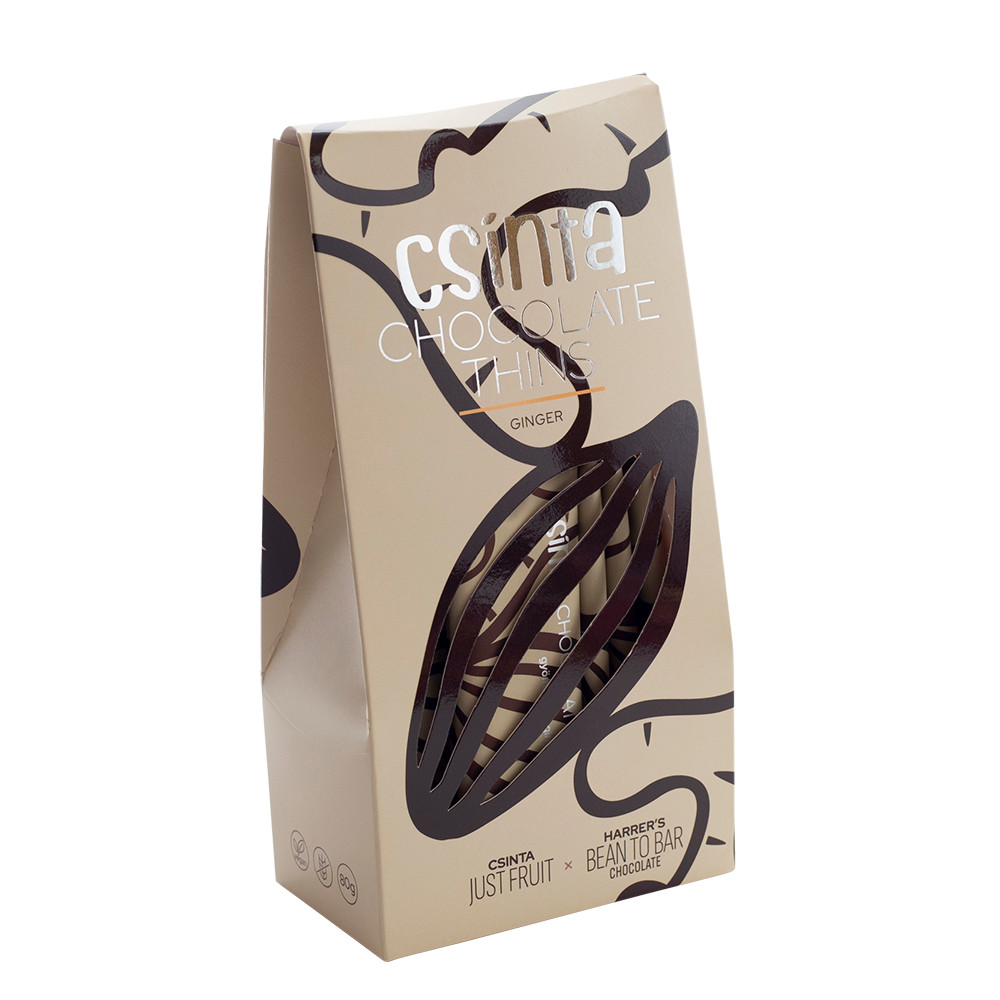 Csinta chocolate thins gyömbér 10db-os 80 g Csinta chocolate thins gyömbér 10db-os 80 g