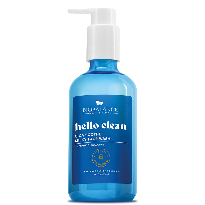 Biobalance hello clean nyugtató tejes arclemosó gél cica kivonattal száraz, normál és érzékeny bőrre 250 ml Biobalance hello clean nyugtató tejes arclemosó gél cica kivonattal száraz, normál és érzékeny bőrre 250 ml