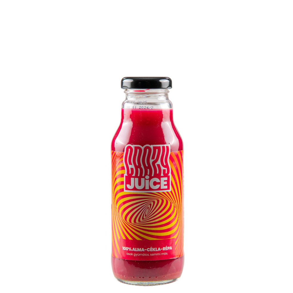 Crazy Juice alma-cékla-répalé 100% 300 ml