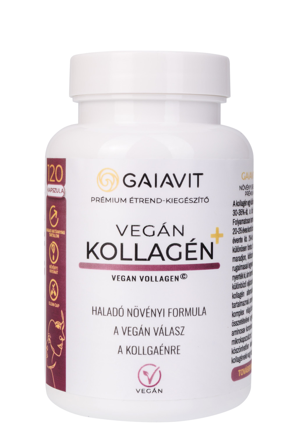 Gaiavit vegán kollagén kapszula 120 db