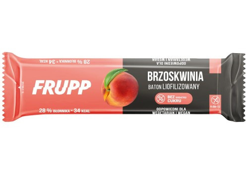 Frupp liofilizált őszibarack szelet 10 g Frupp liofilizált őszibarack szelet 10 g