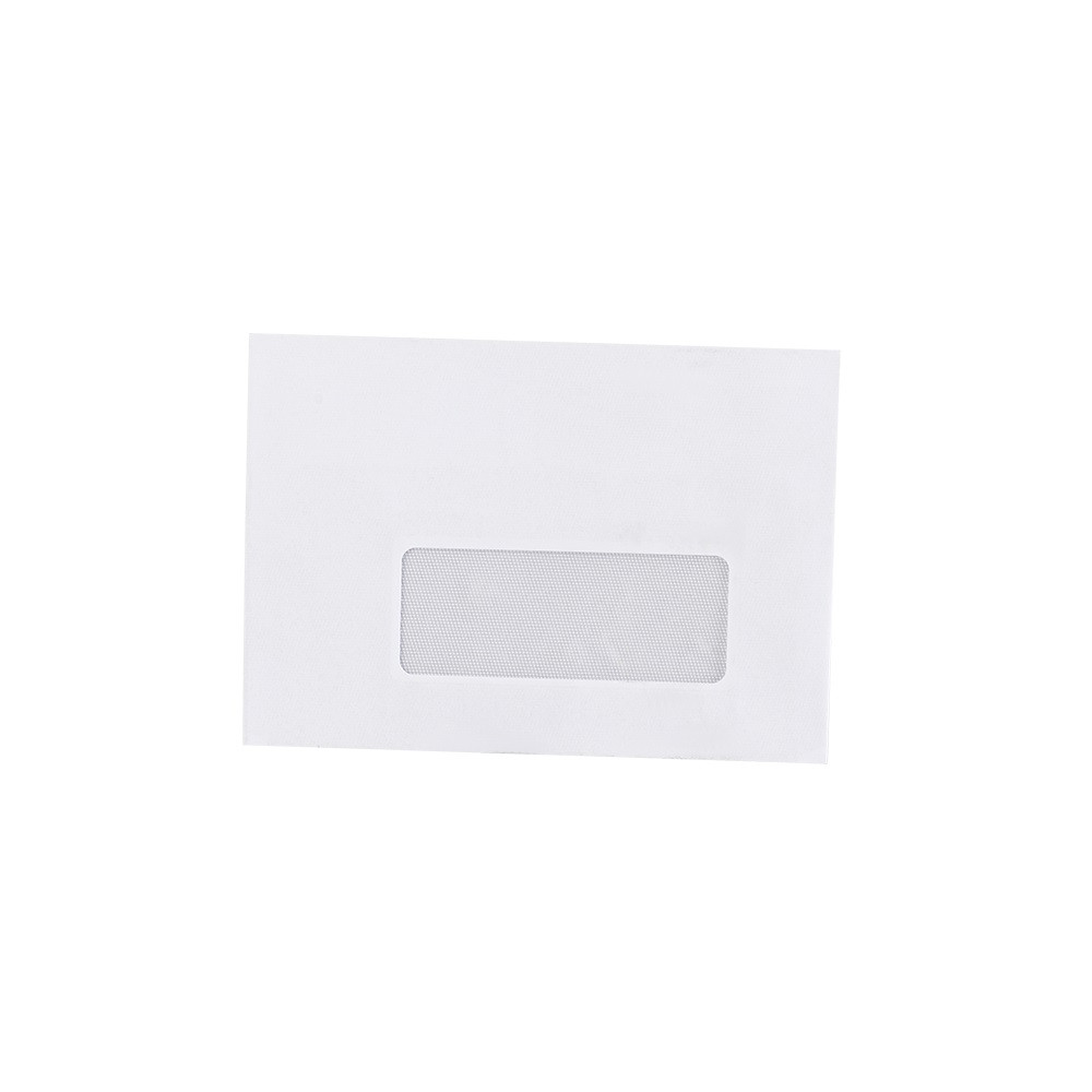 Boríték LC/6 enyvezett bélésnyomott jobb ablakos 35x90mm 114x162mm J28A20 Bluering® fehér