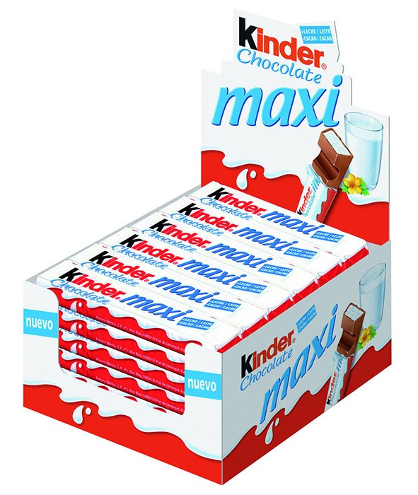 KINDER MAXI CHOCOLATE T1 21g /36/