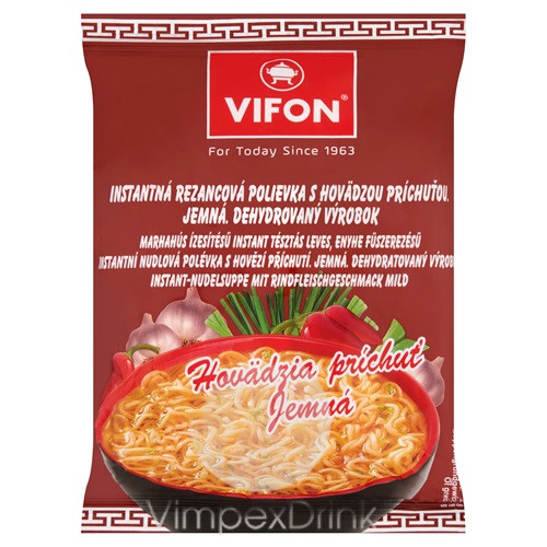 Vifon Marhahús ízesítésű instant tésztás leves 60g /24/
