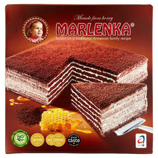 Marlenka mézes kakós torta 800g