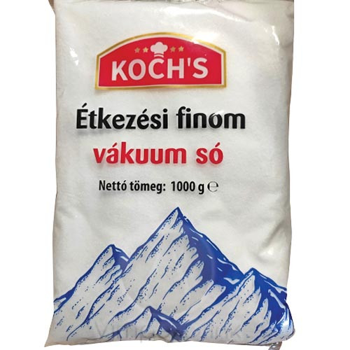 KOCH'S Étkezési finom vákuum só 1kg